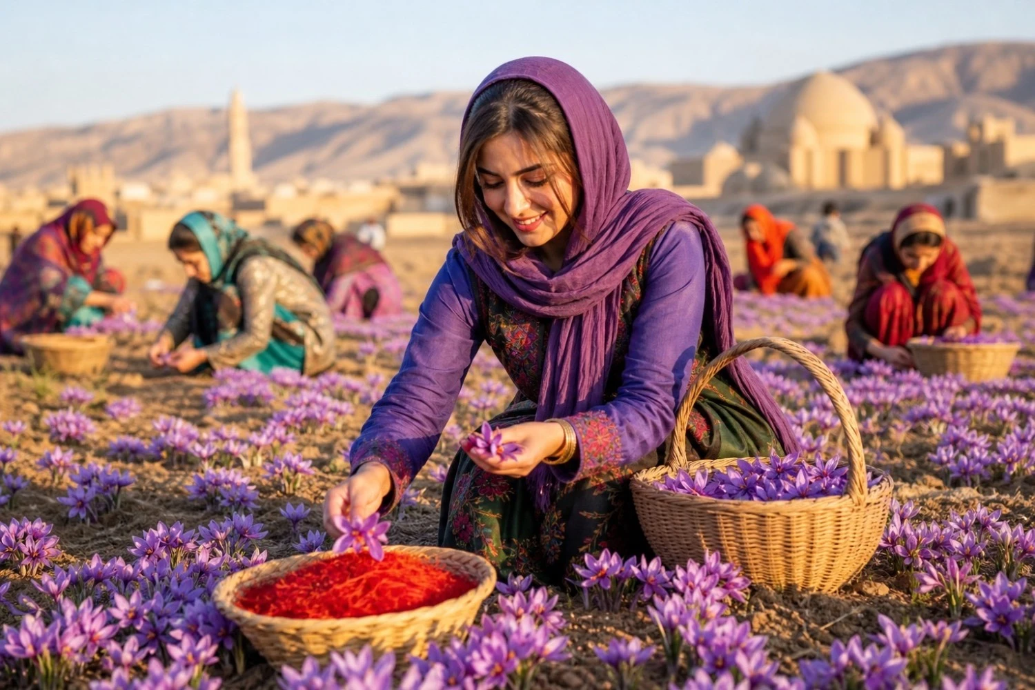 تور بهاباد یزد(جشنواره شکر گزاری وبرداشت زعفران و به)
