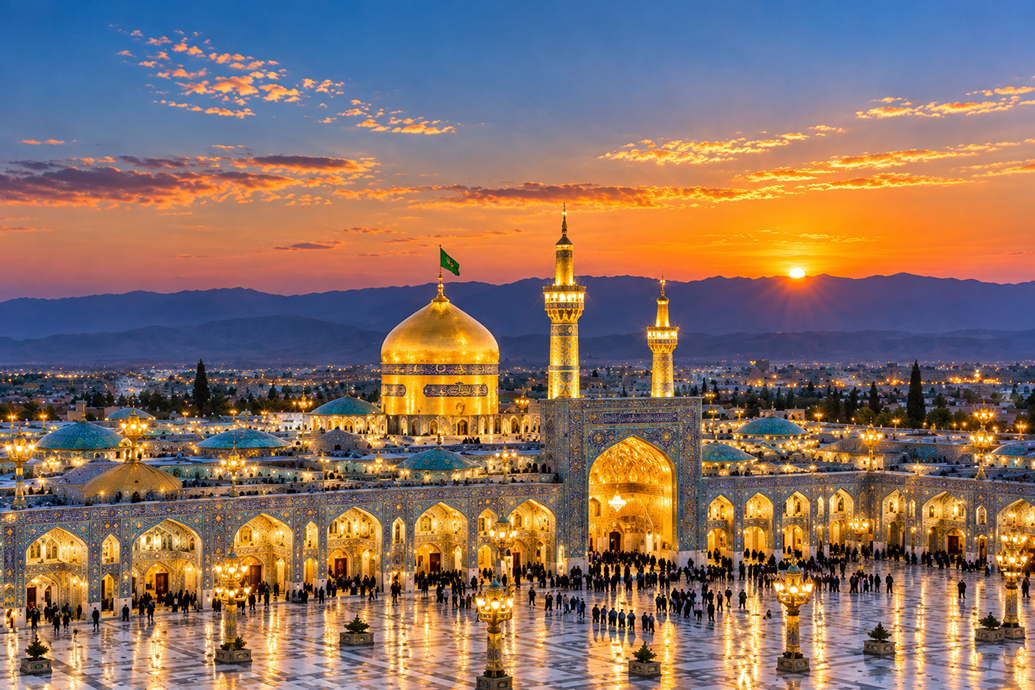تور تهران به مشهد مقدس هتل اطلس ابتدای هفته
