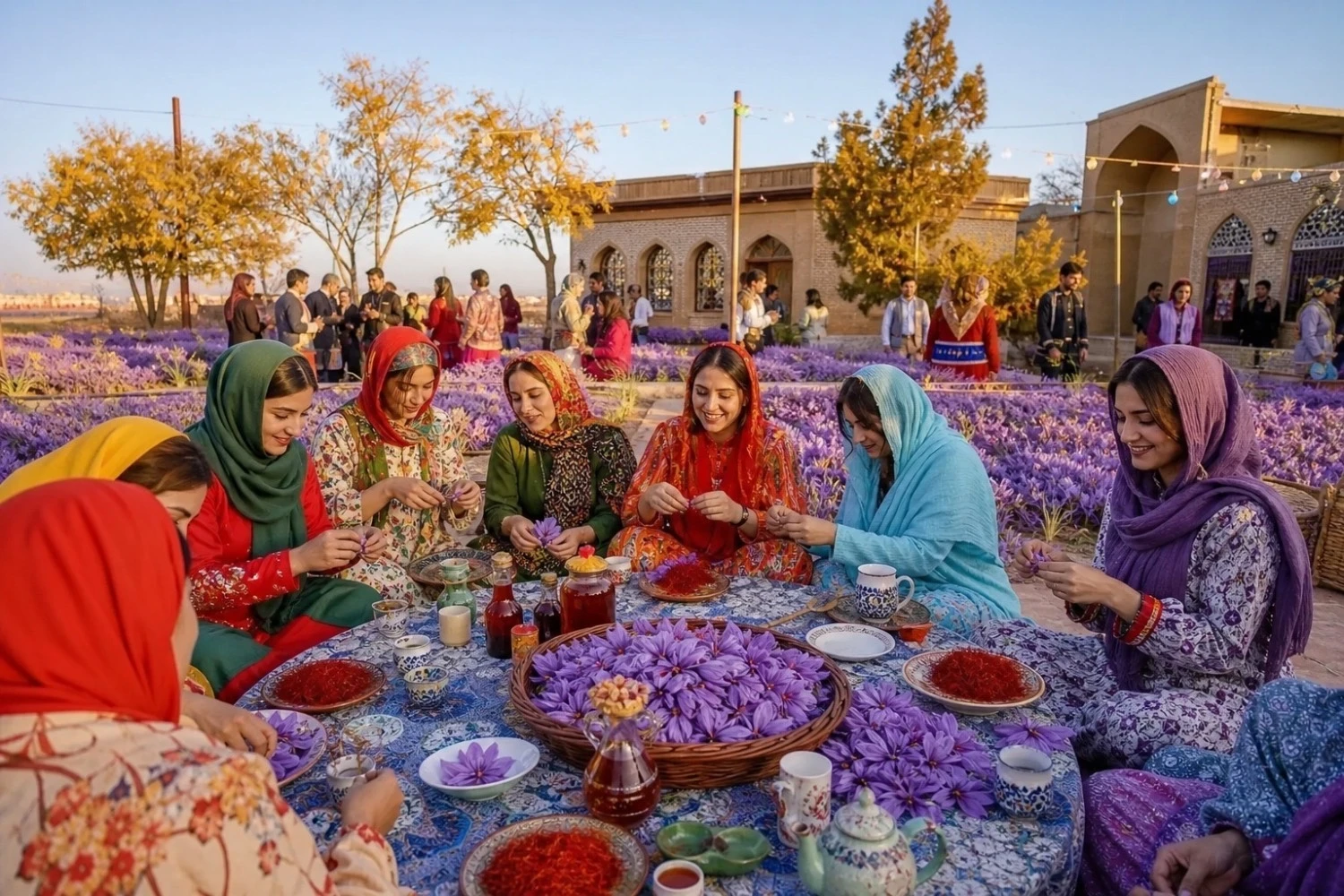 تور بهاباد یزد(جشنواره شکر گزاری وبرداشت زعفران و به)